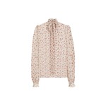 Dolce & Gabbana Small rose-print chiffon top