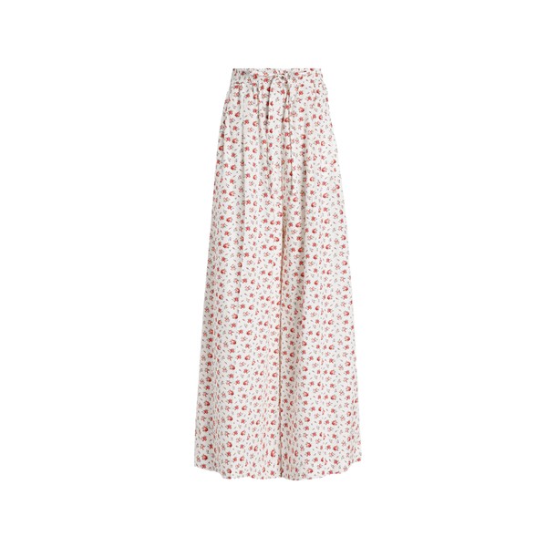 Dolce & Gabbana Small rose-print poplin trousers