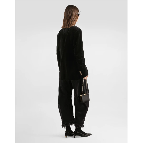 Dolce & Gabbana Smooth velvet jacket, view 3
