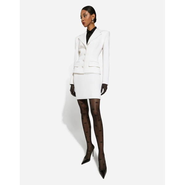 Dolce & Gabbana Straight-cut wool midi skirt, view 5