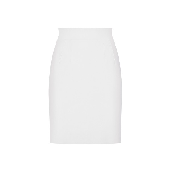 Dolce & Gabbana Straight-cut wool midi skirt