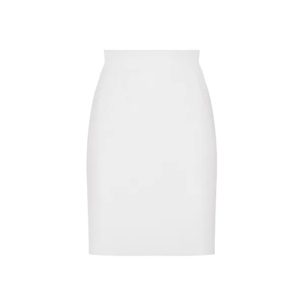 Dolce & Gabbana Straight-cut wool midi skirt