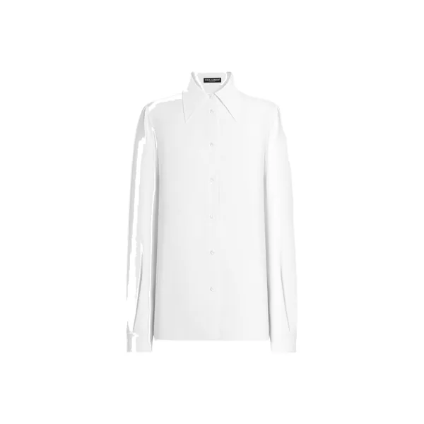 Stretch charmeuse shirt