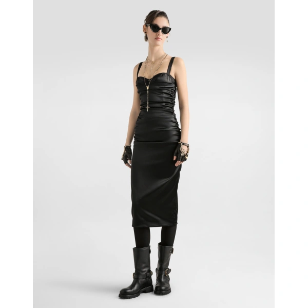 Dolce & Gabbana Stretch satin dress, view 2
