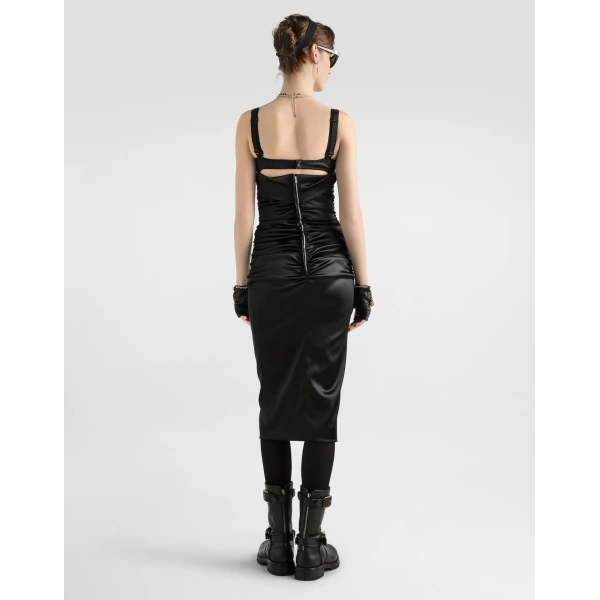 Dolce & Gabbana Stretch satin dress, view 3