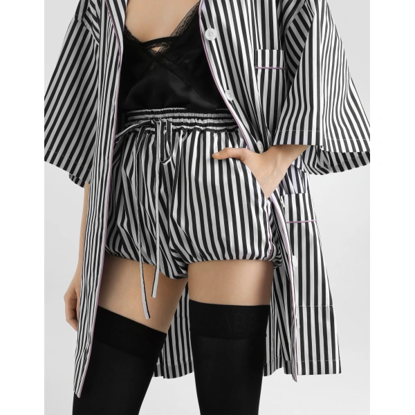 Dolce & Gabbana Striped poplin culottes, view 4