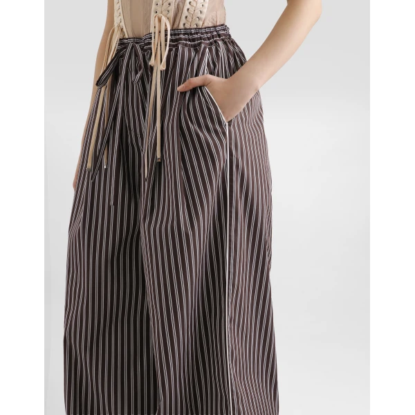 Dolce & Gabbana Striped poplin trousers, view 5