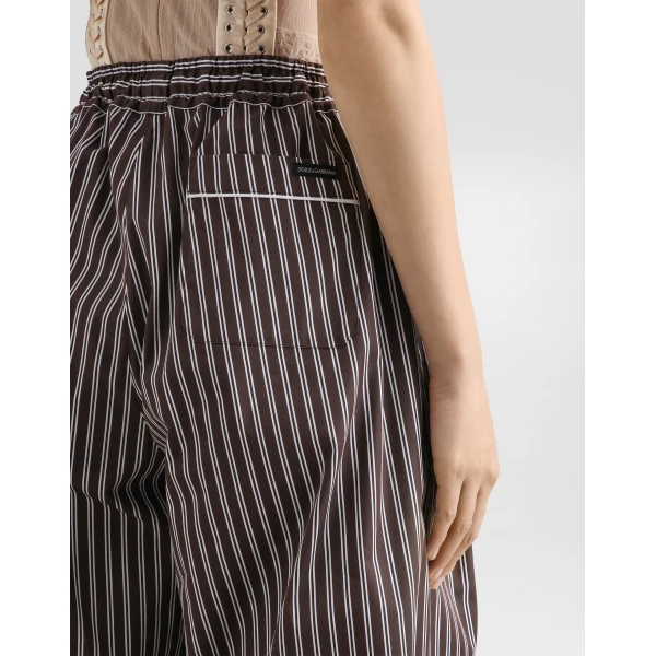 Dolce & Gabbana Striped poplin trousers, view 6