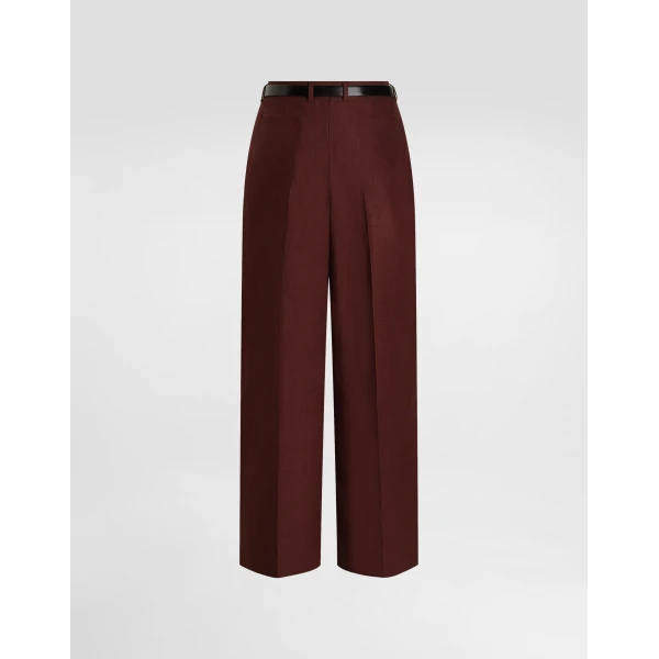 Dolce & Gabbana Tailored linen canvas trousers, view 2