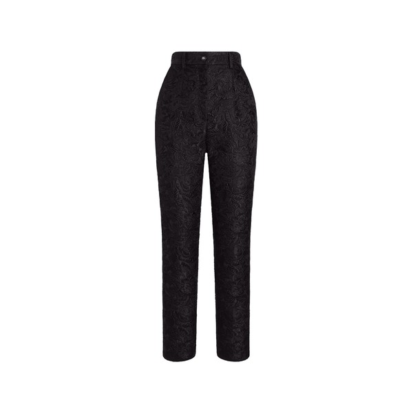 Dolce & Gabbana Tailored quilted floral jacquard pants