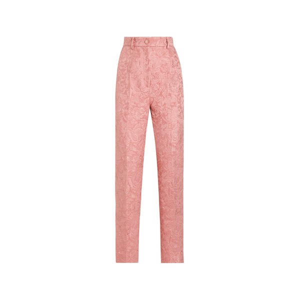 Dolce & Gabbana Tailored quilted floral jacquard pants