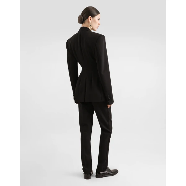 Dolce & Gabbana Tailored woolen tuxedo pants, view 3
