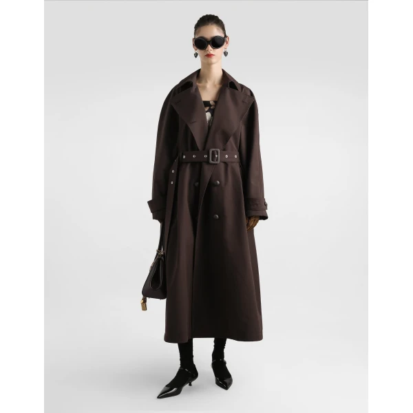 Dolce & Gabbana Trench coat in technical gabardine, view 2