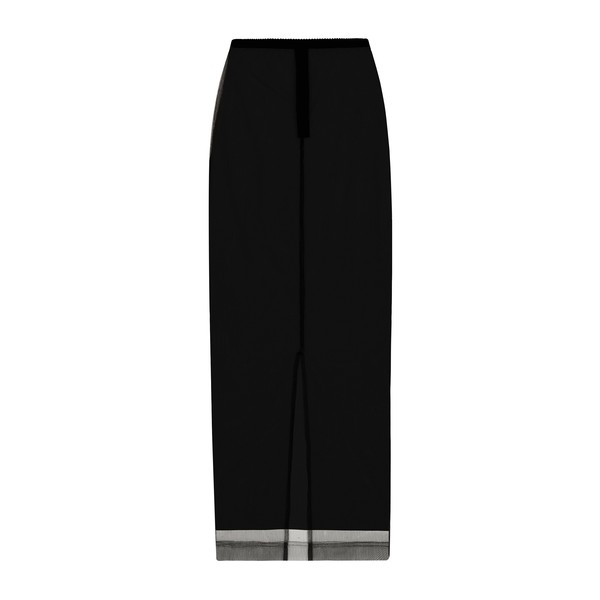 Dolce & Gabbana Tulle pencil skirt with slit