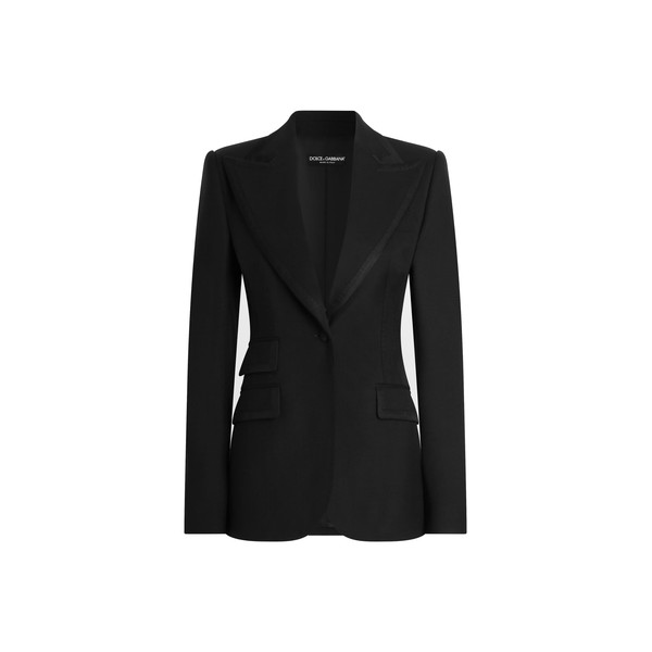 Dolce & Gabbana Turlington single-breasted jacket in bi-stretch twill