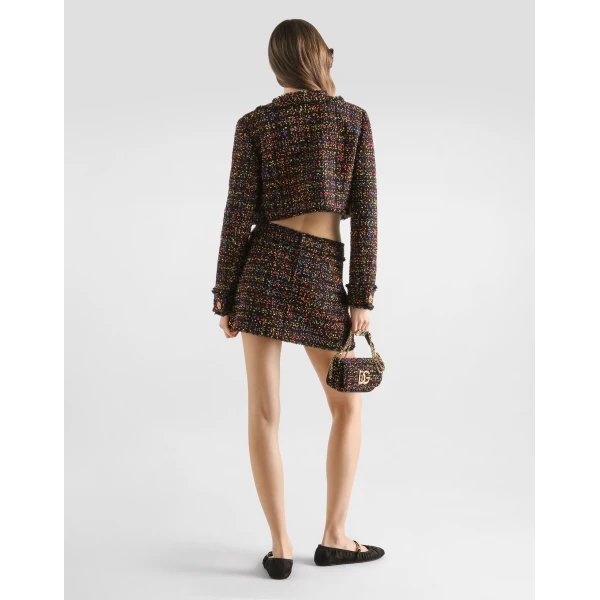Dolce & Gabbana Tweed miniskirt Skirt, view 3