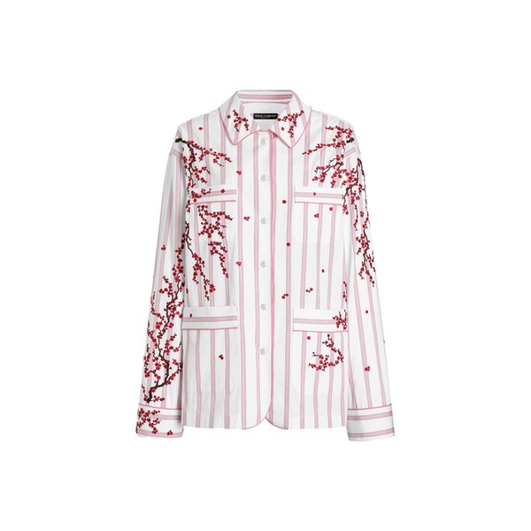 Dolce & Gabbana Vanity shirt with flower embroidery