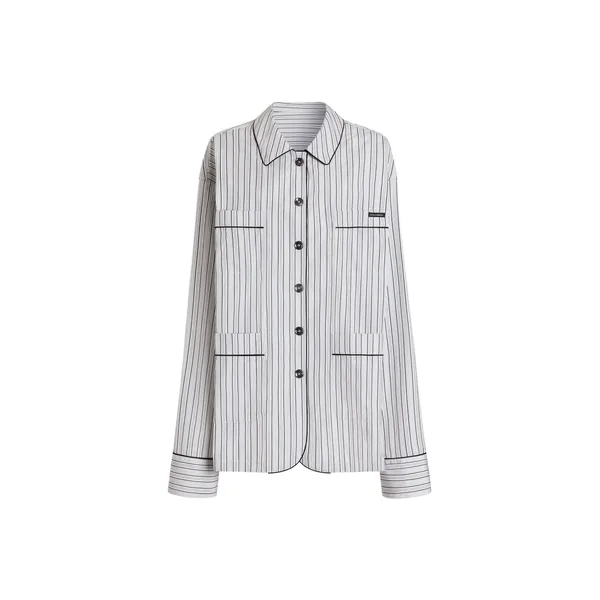 Vanity striped poplin shirt