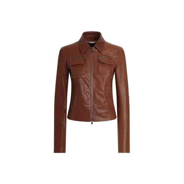 Dolce & Gabbana Vegetable nappa leather jacket