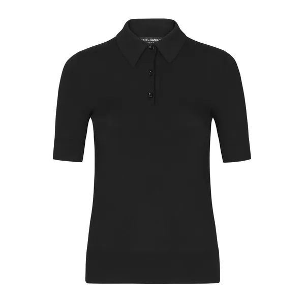 Viscose polo-shirt