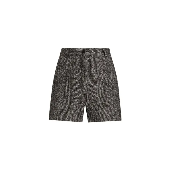 Dolce & Gabbana Wool blend chevron shorts