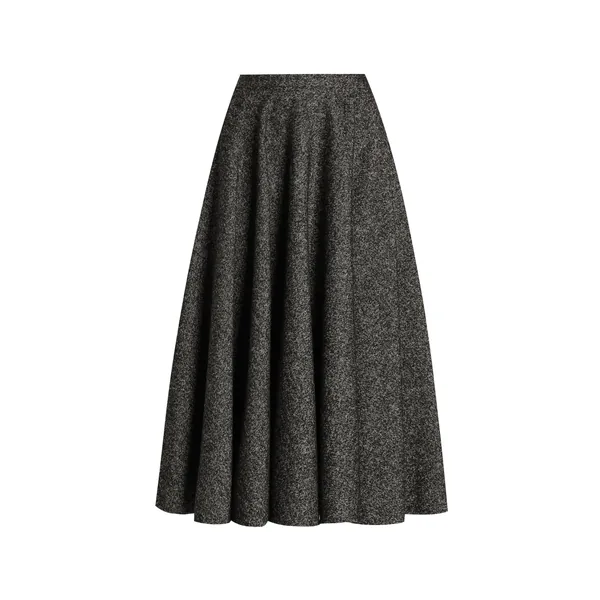 Dolce & Gabbana Wool blend dotted circle skirt