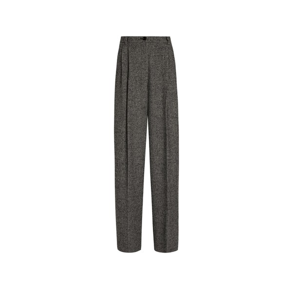 Dolce & Gabbana Wool blend trousers with dotted print
