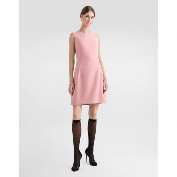Dolce & Gabbana Wool crepe midi fit-and-flare dress, view 2
