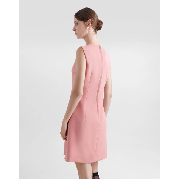 Dolce & Gabbana Wool crepe midi fit-and-flare dress, view 4