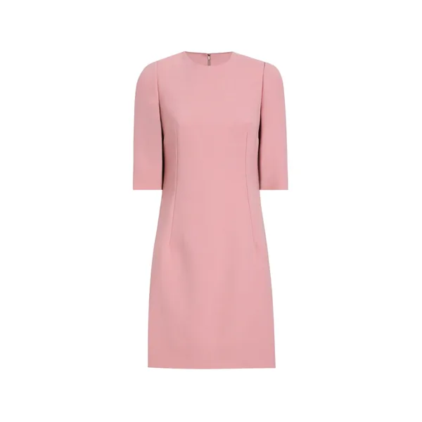 Dolce & Gabbana Wool crepe midi fit-and-flare dress