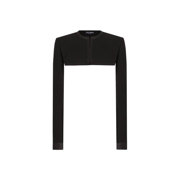 Dolce & Gabbana Wool crepe shrug Top