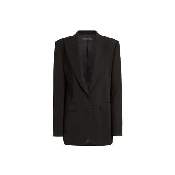 Wool gabardine jacket