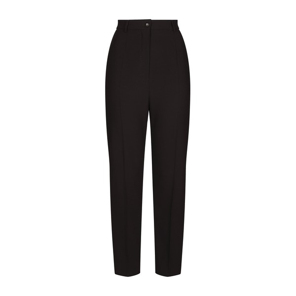 Dolce & Gabbana Wool pants with duchesse tuxedo band