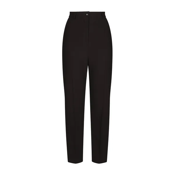 Dolce & Gabbana Wool pants with duchesse tuxedo band