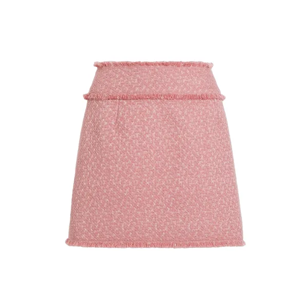 Dolce & Gabbana Wool raschel tweed miniskirt Skirt