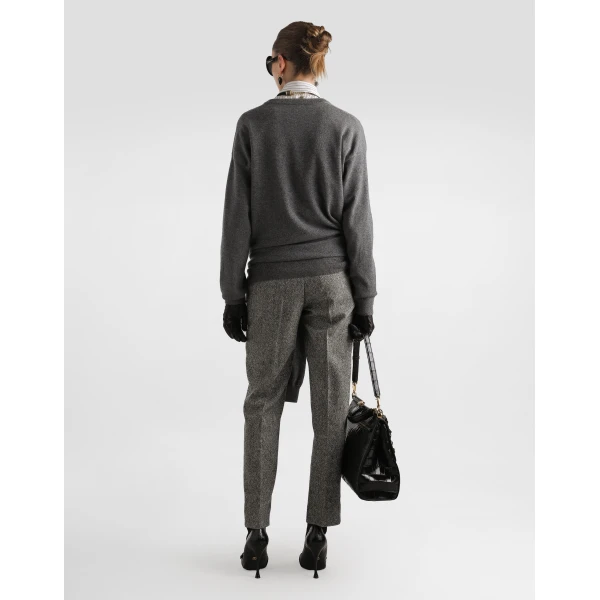 Dolce & Gabbana Wool trousers with dotted print, view 5