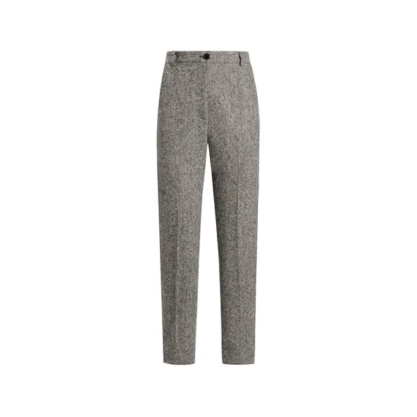 Dolce & Gabbana Wool trousers with dotted print