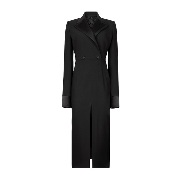 Dolce & Gabbana Woolen calf-length coat dress
