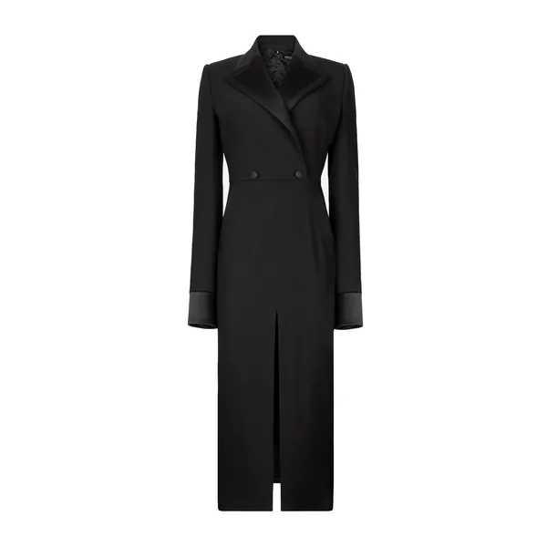 Dolce & Gabbana Woolen calf-length coat dress