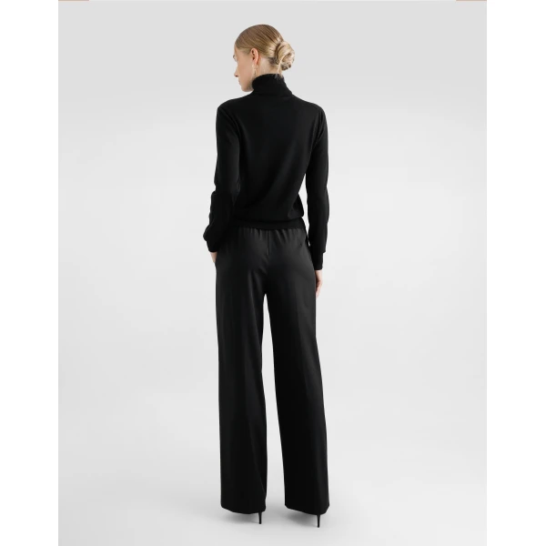 Dolce & Gabbana Woolen palazzo-style jogging pants, view 3