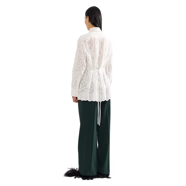 Erdem Embroidered Cotton Long Sleeve Shirt, view 2