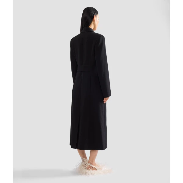 Erdem Embroidered Grain De Poudre Tailored Coat, view 3