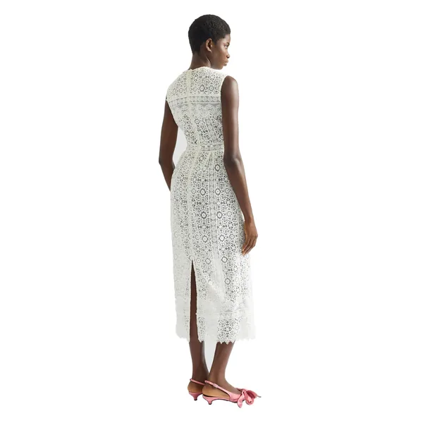 Erdem Embroidered Guipure Midi Dress, view 3