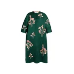 Erdem Embroidered Textured Satin Coat