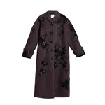 Erdem Embroidered Wool Coat - Coats - British Romantic Luxury at Coveti