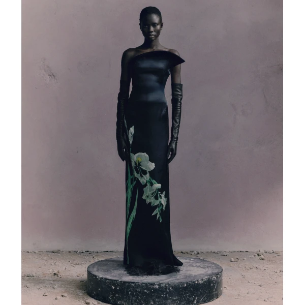 Erdem Floral Duchess Bustier Gown - Dresses - British Romantic Luxury at Coveti