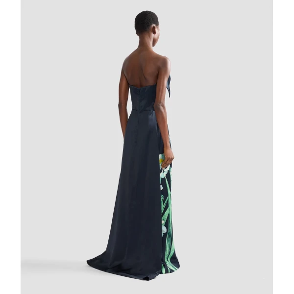 Erdem Floral Duchess Bustier Gown - Dresses - British Romantic Luxury at Coveti