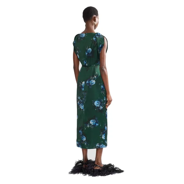 Erdem Floral Duchess Midi Dress, view 2
