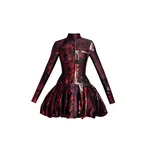 Erdem Floral Print Textured Satin Long Sleeve Dress - Dresses - British Romantic Luxury at Coveti