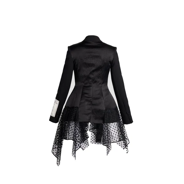 Erdem Grain De Poudre Single Breasted Fitted Blazer, view 4